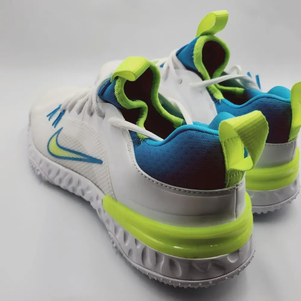 Mens Size 10.5 Nike Lacrosse Shoes Huarache 9 Elite TF LAX SE White FV6148-100